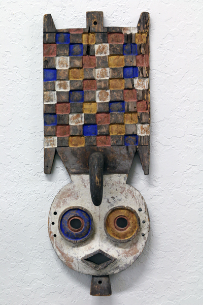 Anonymous Artist, (West Africa)                                                                          Tribal Nwantantay Plank Mask, Decor Burkina Faso